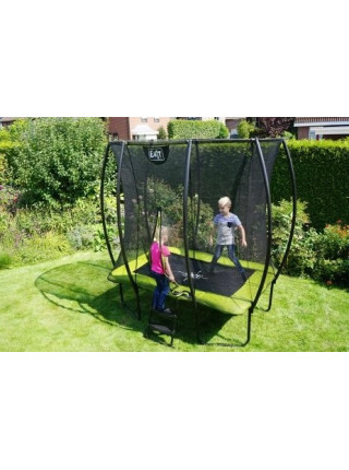 Батут EXIT Silhouette прямокутний 153x214 зелений